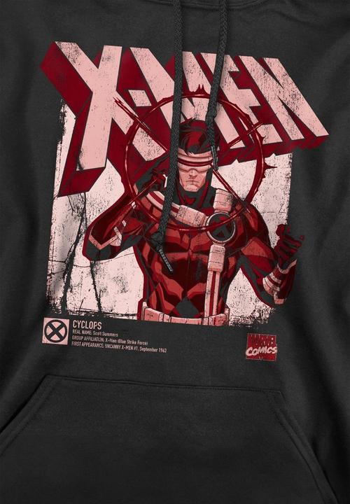 Immagine prodotto X-Men Felpa con Cappuccio Ciclope Infografica Uomo (L)