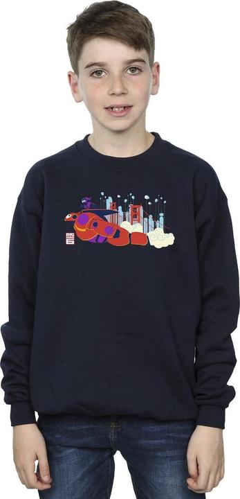 Immagine prodotto Disney Big Hero 6 Baymax Hiro Bridge Felpa Ragazzi (140, 146)
