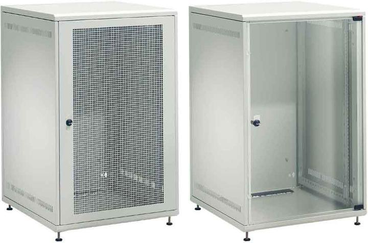 Immagine prodotto Schäfer Shop 48,30 cm (19") NT Mini Rack, 18 U, LxAxP: 570 x 875 x 600 mm, con porta frontale in vetro di (10.86 HE, Rack da 19 pollici)