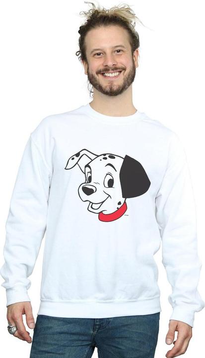 Immagine prodotto Disney 101 Dalmatians Dalmatian Head Felpa Uomo (L)