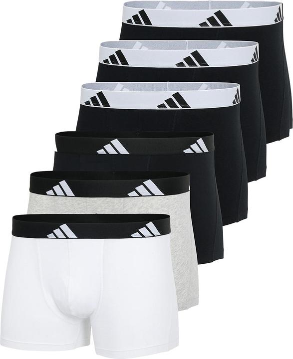 Produktbild adidas 6er Pack Active Flex Cotton Retro Short / Pant (M, 6er Pack)