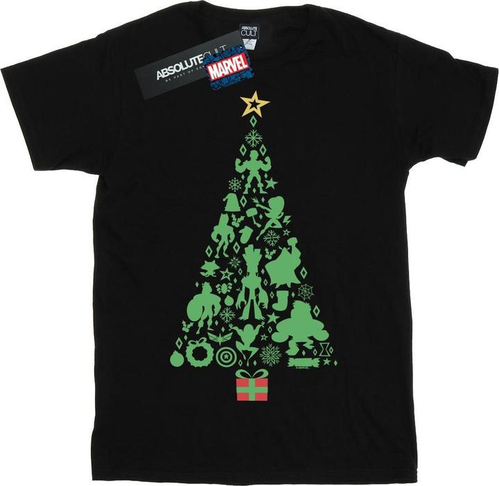 Immagine prodotto Avengers Christmas Tree Maglietta Uomo (4XL)