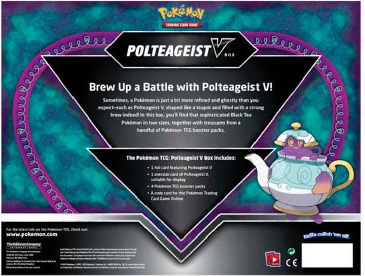Actual product image Pokémon Polteageist V Box (English, Box Set & Collection)