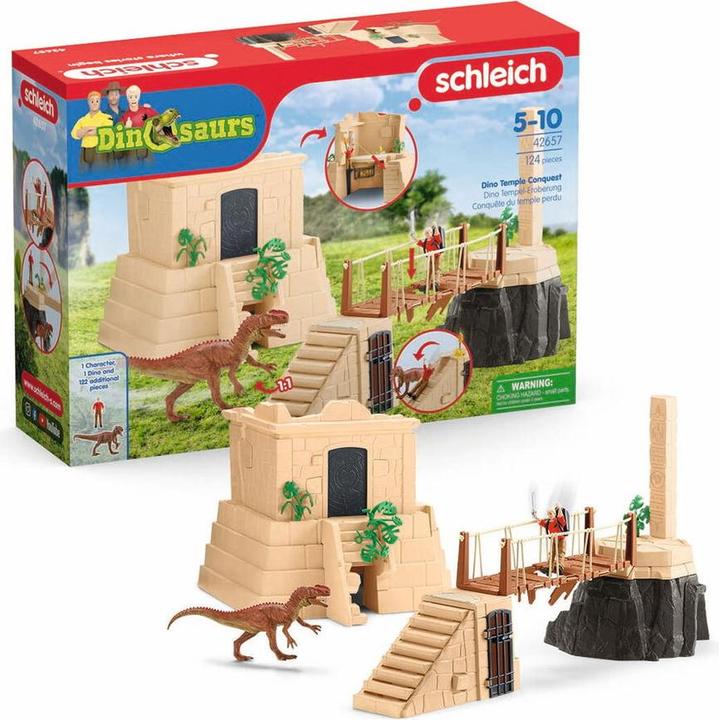 Actual product image Schleich Dinosaur temple conquest