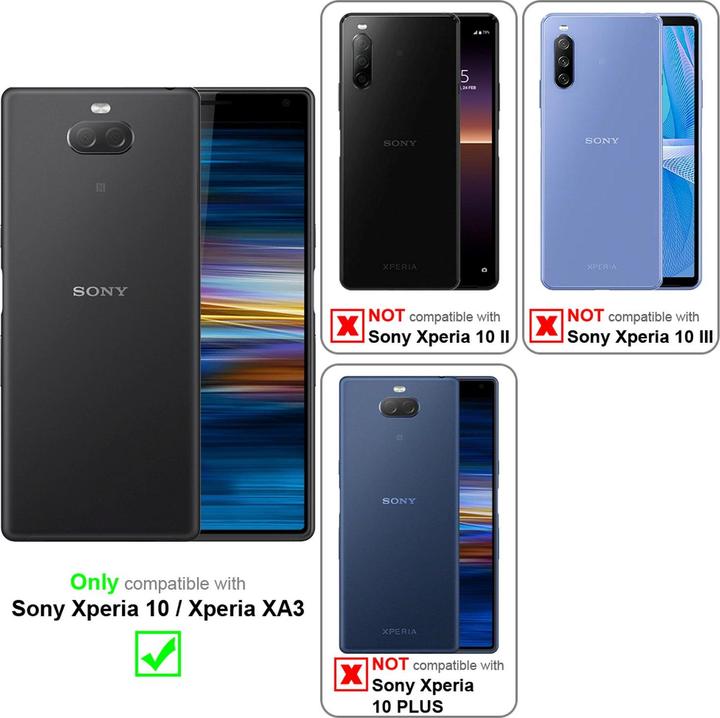 Actual product image Cadorabo Flower Book Cover (Sony Xperia 10, Sony Xperia XA3)