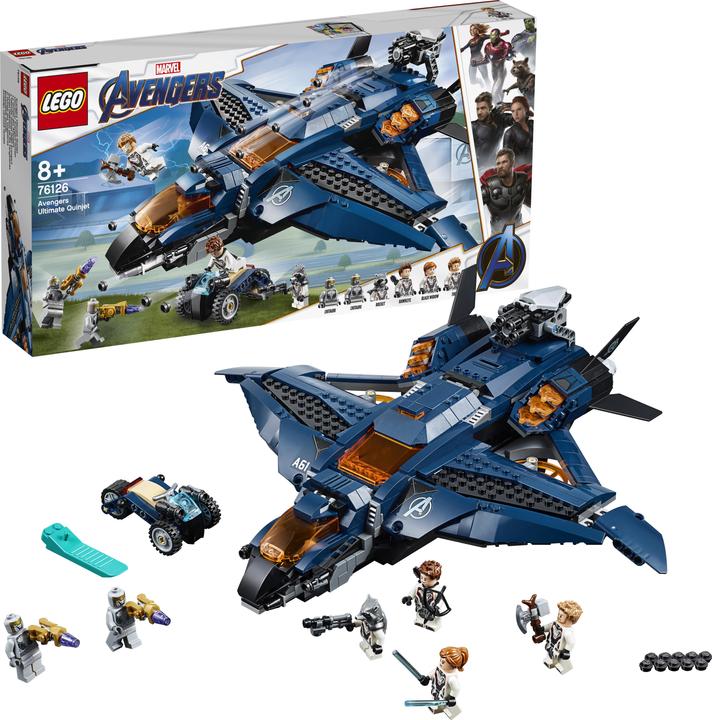Actual product image LEGO Ultimate Avengers Quinjet (76126, LEGO Marvel)