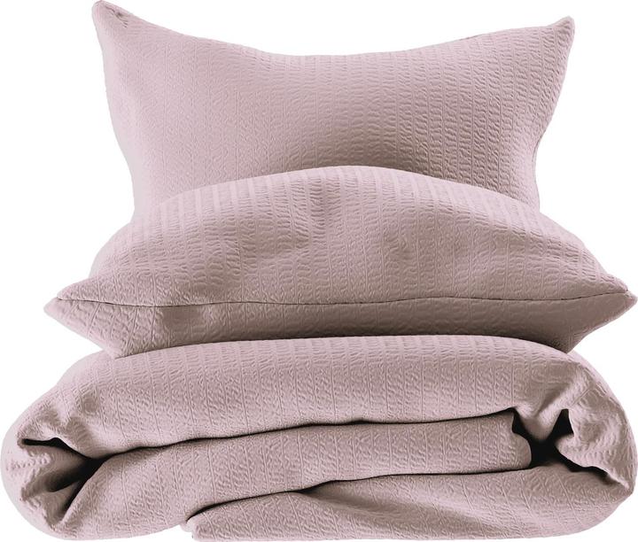 Actual product image Lotus Bettwaren Bed Linen Satin Seersucker uni (Pillowcase, 50 x 70 cm)