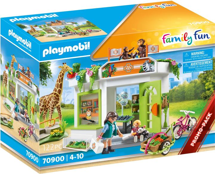 Playmobil Tierarztpraxis im Zoo (70900, Playmobil Family Fun)