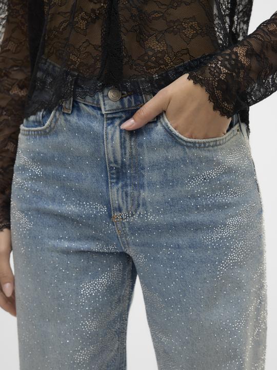 Produktbild Vero Moda VMTESSA Hohe Taille Weiter Beinschnitt Jeans Weit geschnitten (W27/L32)