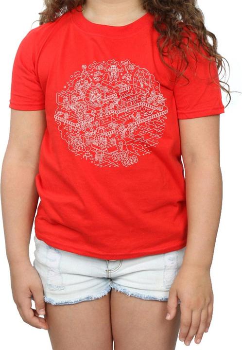 Immagine prodotto Star Wars Christmas Death Star Maglietta Ragazze (128)