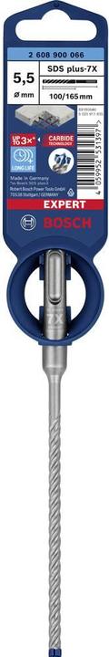 Actual product image Bosch Professional Zubehör Expert SDS plus-7X hammer drill, 5.5 x 100 x 165 mm (5.5 mm)