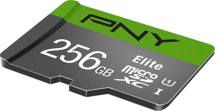 Image du produit PNY Carte microSDXC Elite UHS-I U1 256 Go (256 Go, microSDXC, U1, UHS-I)