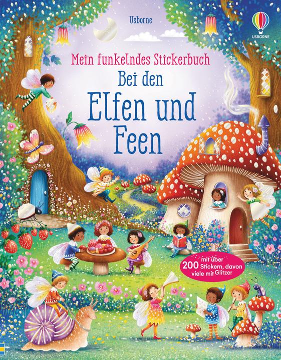 Actual product image Mein funkelndes Stickerbuch: Bei den Elfen und Feen (German, Fiona Wadden Sea, 2021)
