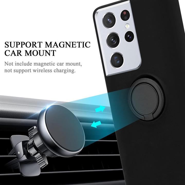Image du produit Cadorabo TPU Liquid Ring Silicone Case Cover (Samsung Galaxy S21 Ultra)
