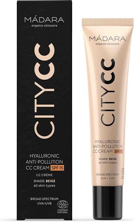Produktbild Madara Anti Pollution CC Cream LSF 15 BEIGE - "Getönte Tagescreme mit Lichtschutzfaktor* (Beige)
