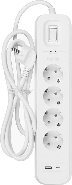 Immagine prodotto Belkin Protezione contro le sovratensioni Surgemaster (4 x, 2 m)