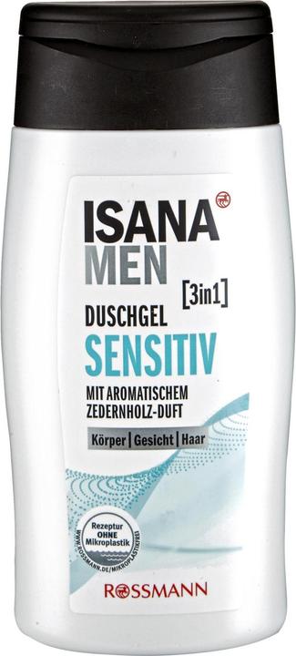 Produktbild Isana MEN Duschgel 3 in 1 Sensitiv 300 ml (300 ml)