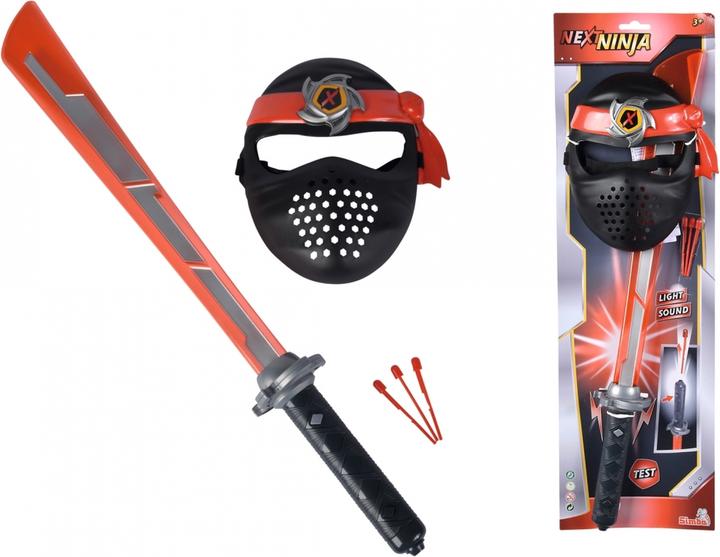 Produktbild Simba Next Ninja Schwert und Maske, rot