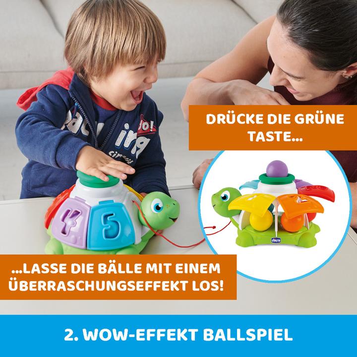 Produktbild Chicco Nachziehspielzeug Sortier-Schildkröte zum Ziehen