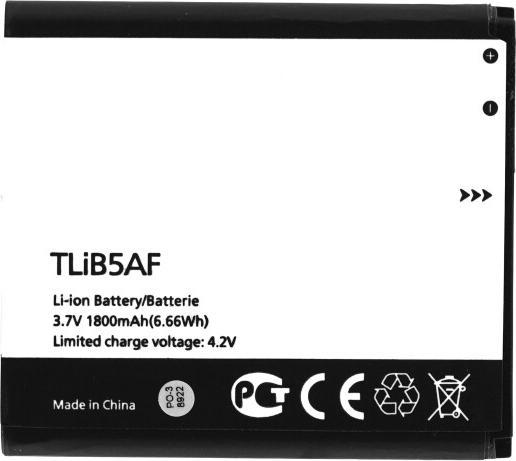 Image du produit Batterie TLiB5AF 1800mAh pour Alcatel One Touch 997D (sans logo)