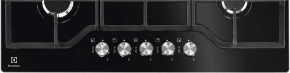 Image du produit Electrolux EGG7536K Table de cuisson à gaz sur Glas