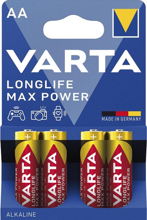 Actual product image Varta LONGLIFE Max Power (4 pcs., AA, 2980 mAh)