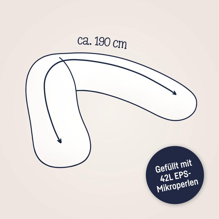 Immagine prodotto Julius Zöllner Cuscino da allattamento Nappi con bottone (70 cm)