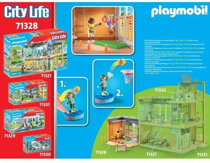 Image du produit Playmobil Extension du gymnase (71328, Playmobil City Life)