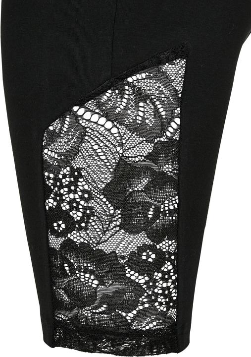 Actual product image Urban Classics Ladies High Waist Lace Inset Cycle Shorts - 16956 (XS)