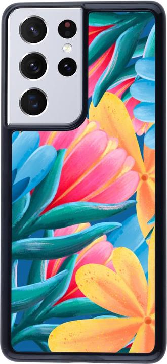 Actual product image PhoneLook Cover Spring 23 colourful flowers (Samsung Galaxy S21 Ultra 5G)