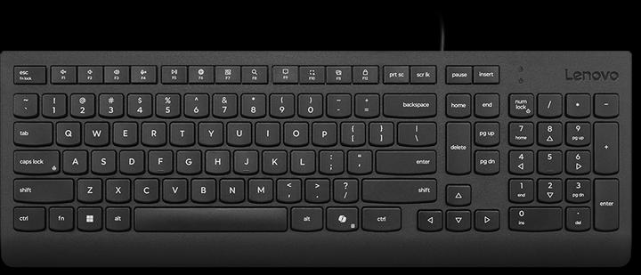 Immagine prodotto Lenovo ESSENTIAL WIRED KEYBOARD (BLACK) - FRENCH 189