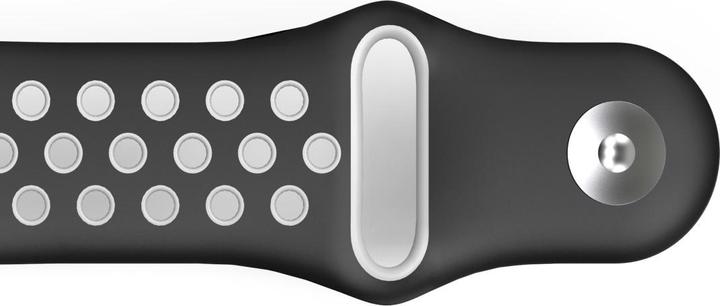 Produktbild Hama 00086226 Smartwatch-Zubehör Band Schwarz (Silikon, Rostfreier Stahl)