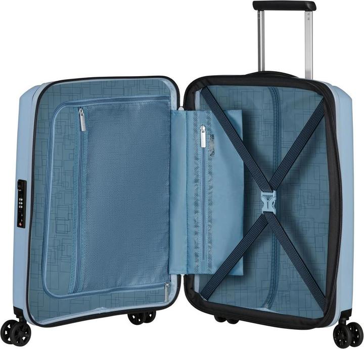 Immagine prodotto American Tourister Valigia da viaggio Aerostep 36 L, Grigio Soho (36 l, Bagaglio a mano (fino a 50 litri))