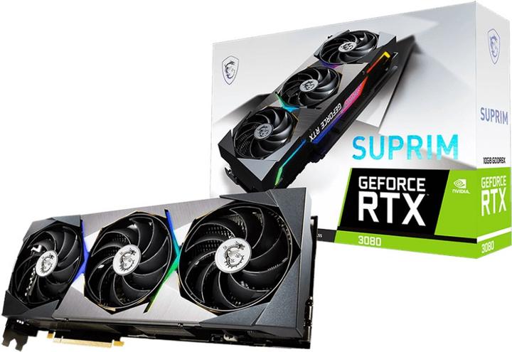 Immagine prodotto MSI GeForce RTX 3080 SUPRIM X LHR (10 GB)