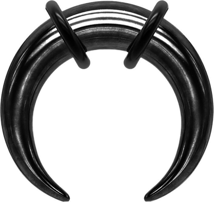 Image du produit Star Piercing Dehnsichel schwarz (Acier chirurgical 316L)