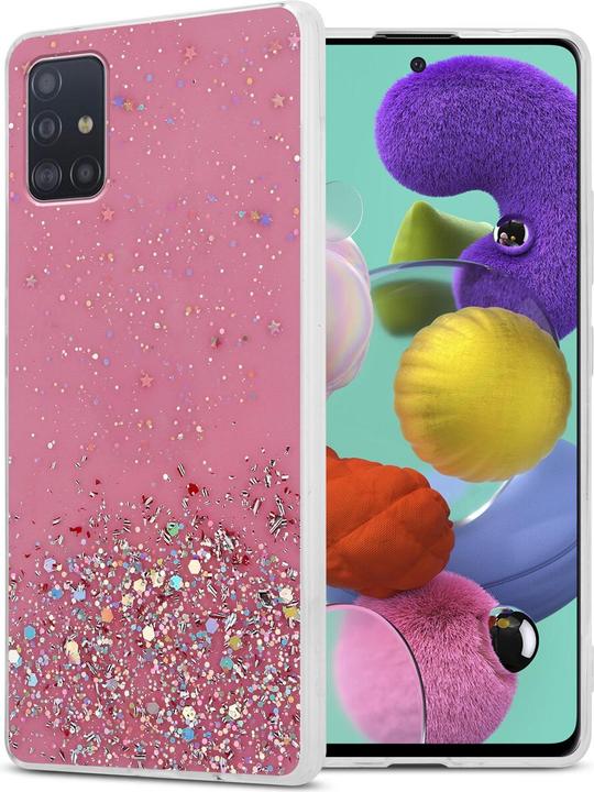 Actual product image Cadorabo TPU cover sparkling glitter (Samsung Galaxy A51 5G)