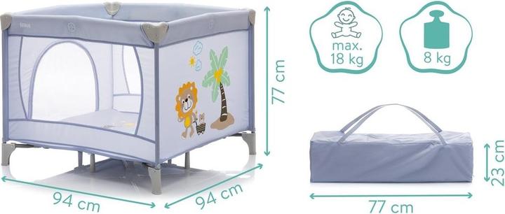 Image du produit Fillikid Parc pour enfants (94 cm, 94 cm)