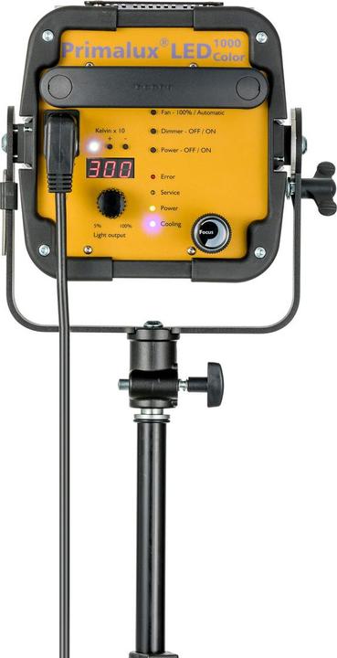 Actual product image Hedler Primalux LED 1000 Color, 3000-6500K mit Fresnellinse, Dimmbar von 5-100%