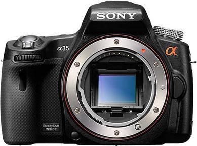 Sony Alpha SLT-A35, 16,2MP, filmati FullHD, Corpo