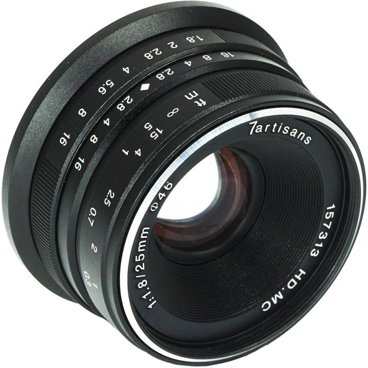 Actual product image 7artisans 25mm F1.8 EF-M (Canon EF-M, APS-C / DX)