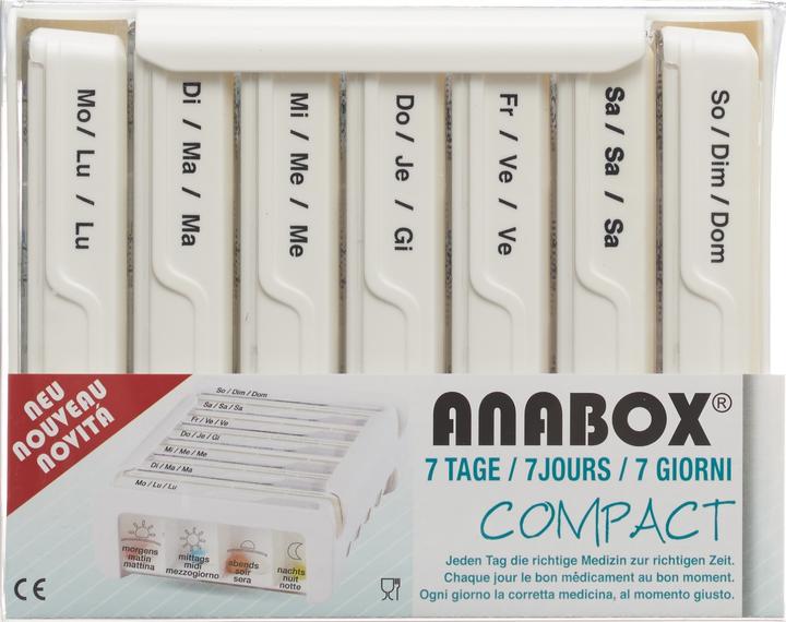 Actual product image Anabox Compact 7 days german/french/italian white