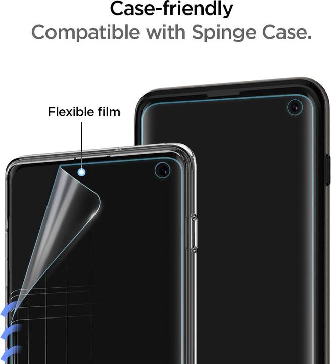 Actual product image Spigen Neo Flex HD (1 Piece, Samsung Galaxy S10)