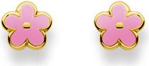 Natsumi Schmuck Ohrstecker Blume Gold 18K/750 (750/18 K Gelbgold)