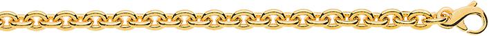 Image du produit Natsumi Schmuck Collier en or jaune 9K/375 Ancre ronde 3.9mm (375/9 K Or jaune, 50 cm)