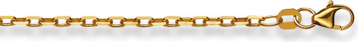 Image du produit Natsumi Schmuck Collier en or jaune 18K/750 Ancre taillée 2.1mm 50 cm (750/18 K Or jaune, 50 cm)