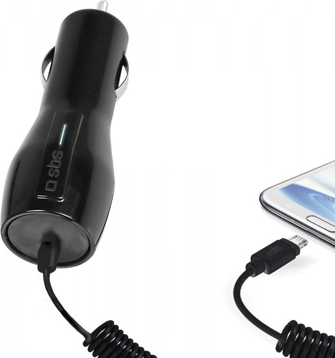 Immagine prodotto SBS Caricabatterie da auto micro USB 500 mAh