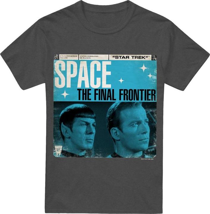 Actual product image Unisex Adult Final Frontier Cover T-Shirt (S)