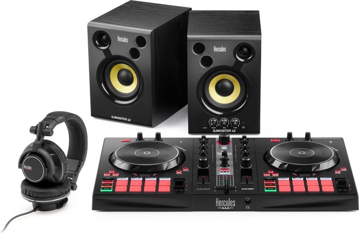 Image du produit Hercules Contrôleur de mixage DJ Essentials Kit retail