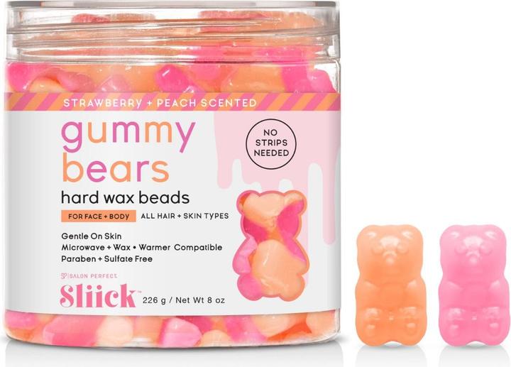 Salon Perfect Sliick Wachs Gummibärchen 8oz Home Waxing Haarentfernung Salon Perfekt (226 g)