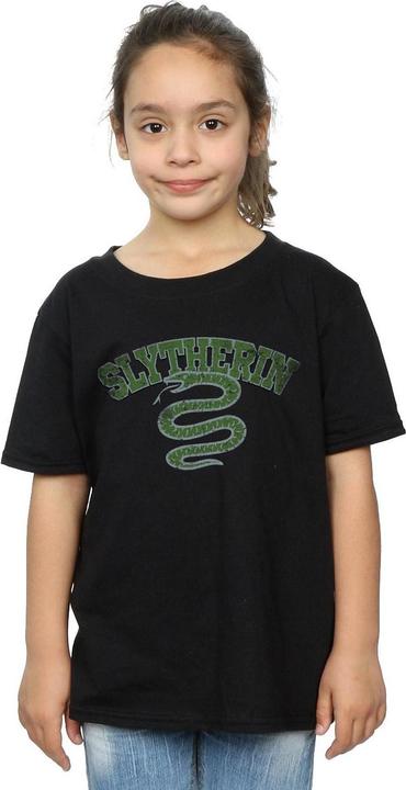 Immagine prodotto Slytherin Sport Emblem Maglietta Ragazze (140, 146)